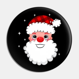 Cute Santa Christmas Pin