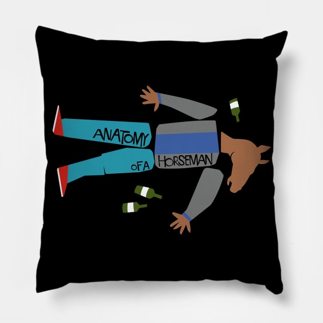 Anatomy of a Horseman Pillow by jasesa