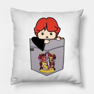 Scared Boy Red Head POUCHIE SHIRT - In Pocket Pillow