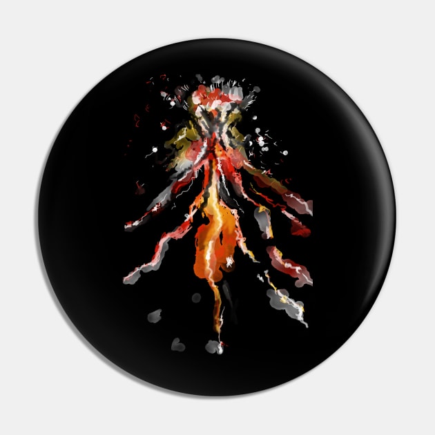 Volcano Pin by ArtKsenia