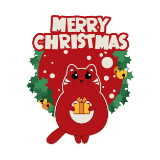 Christmas cat T-Shirt