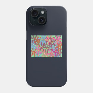 Colorful Retro Floral Print Phone Case