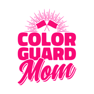 Winter Color Guard Watercolor Color Guard Mom T-Shirt