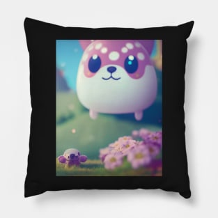 bee and puppycat 3d Pillow