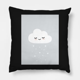 Cloud, Kids art, Kids print, Scandinavian art, Modern art, Wall art, Print, Minimalistic, Modern Pillow