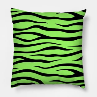 Green Tiger Skin Pattern Pillow