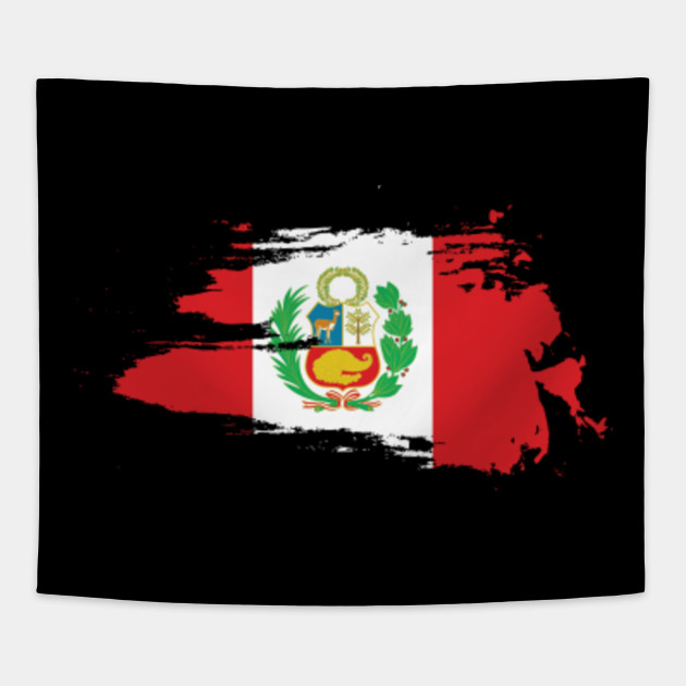 Retro Peru Flag Shirt Gift Men Women Kids Peru Flag Tapice Teepublic Mx