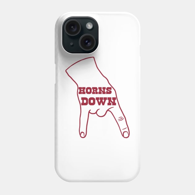 Horns Down Phone Case by UniTeeTee