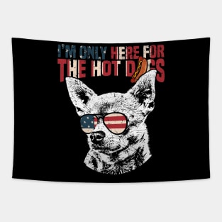 Chihuahua Shirt Funny 4th of July Tapestry