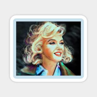 Marilyn Blue Magnet