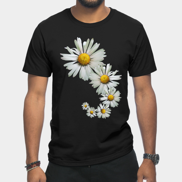 Disover wonderful daisy flowers, blooming daisies, blooms - Daisy Flower - T-Shirt