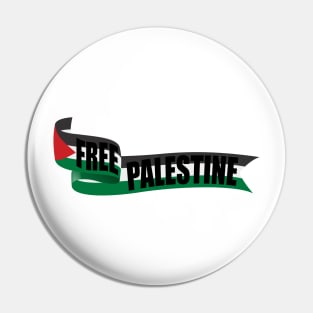 Free Palestine flag Pin