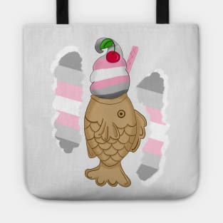 Pride Taiyaki design, 2nd wave (demigirl) Tote