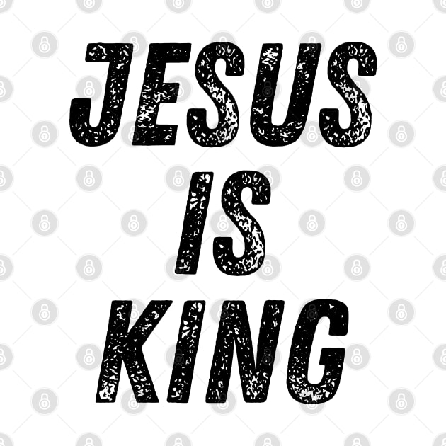 Jesus Is King Christian Quote by Art-Jiyuu