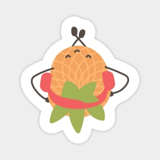 Adorable Kawaii Pineapple Fruit me Squishies Holiday Team Magnet