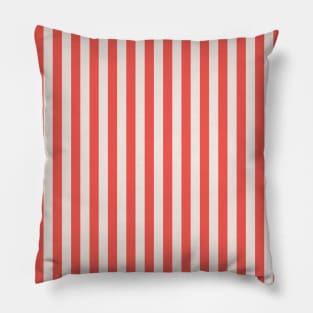 Red and Pink Stripes Vertical Pillow
