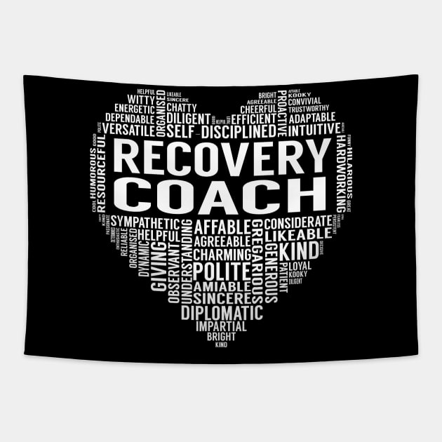 Recovery Coach Heart Tapestry by LotusTee