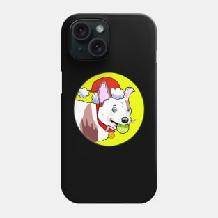 MERRY GRUFFMAS DOG CARTOON YELLOW Phone Case