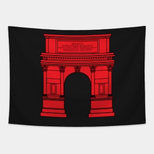 Arch of Titus (red) Tapestry