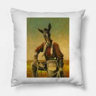 Foal Cowboy Pillow