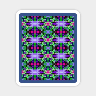 Colourful abstract pattern 2071Fb Magnet