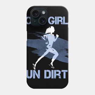 Good Girls Run Dirty Funny Trail Running Runner Graphic Tank Top Phone Case