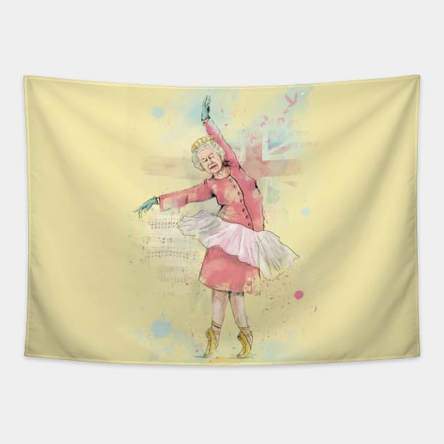 Dancing queen Tapestry by soltib