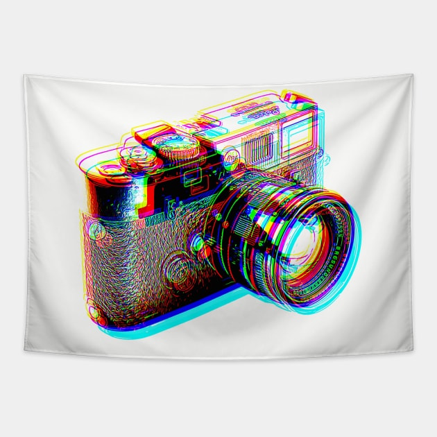 Classic Leica Camera Tribute Design Tapestry by DankFutura