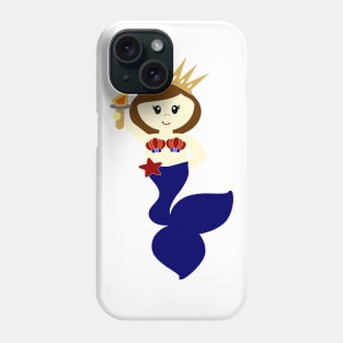 4th of July Mermaid Patriotic Gift for Women and Girl Phone Case