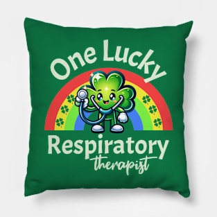 One Lucky Respiratory Therapist Pillow