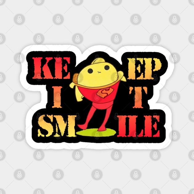 fun smile Magnet by AOAOCreation