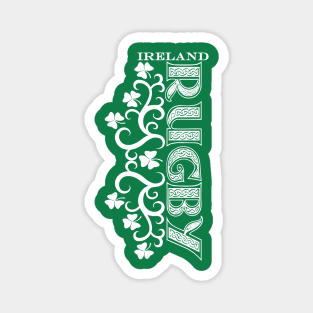 Ireland Rugby Classic Celtic Tattoo Design Magnet