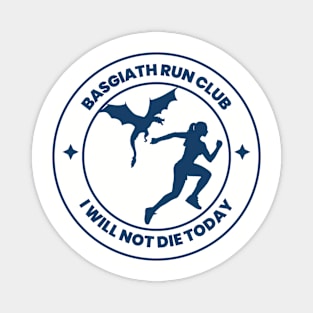 Basgiath Run Club (light shirt version) Magnet