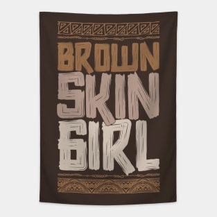 Brown Skin Girl Tapestry