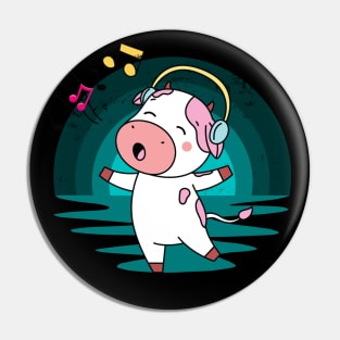 Cow Singing Pin