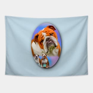 English Bulldog Breed Art Tapestry