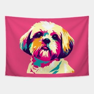 Shih Tzu Pop Art - Dog Lover Gifts Tapestry