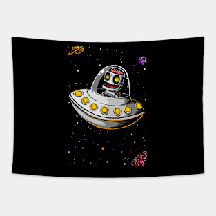 Robot kr-8 flies Tapestry