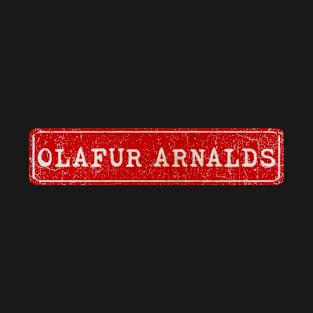 vintage retro plate Olafur Arnalds T-Shirt