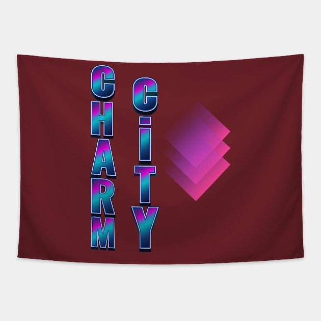 CHARM CITY ABSTRACT DESIGN Tapestry by The C.O.B. Store