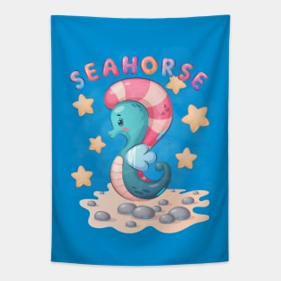 Sweet Baby Seahorse Tapestry