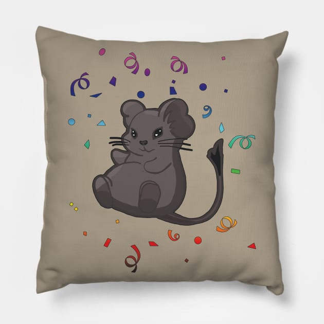 Degu Celebration Pillow by Mystical_Illusion