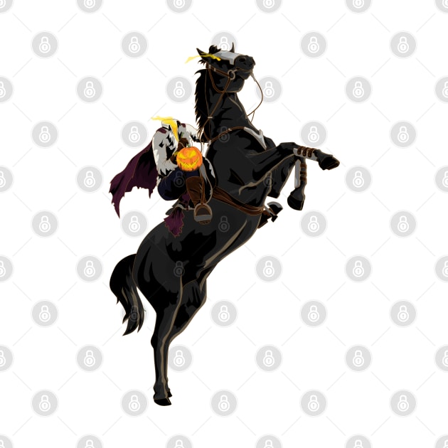 Headless Horseman by Sticker Steve