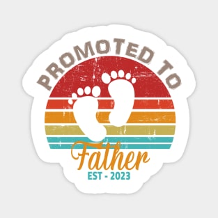 Promoted To Father Est 2023 Magnet