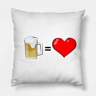 Love Beer Pillow