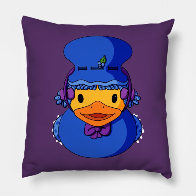 Blueberry Muffin Rubber Duck Pillow by Alisha Ober Designs