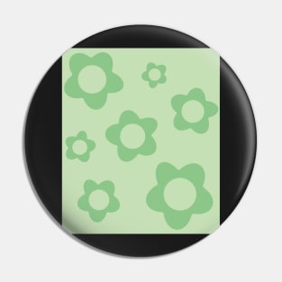 pattern flower aesthetic green Pin