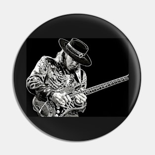 Stevie Art Poster Texas Blues Print Blues Rock Mixed Painting Musician Gift Large Poster Pin