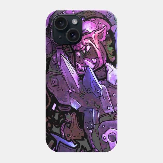 Da BIggIe BoSS PurPLe Phone Case by paintchips