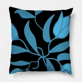 Blue tulips Pillow